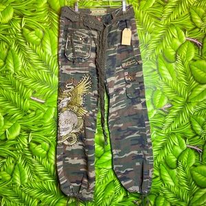 ⚡️Vintage Women Miss Me Camouflage Cargo Pants⚡️